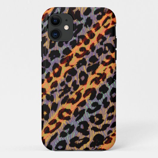 Diagonale strepen pelsbont van luipaard Case-Mate iPhone case (Achterkant)