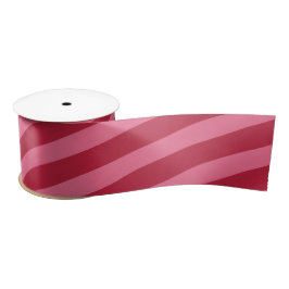 Diagonale strepen rood en roze lint 2 yards