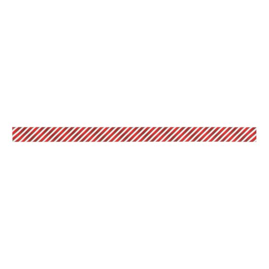 Diagonale strepen - rood, groen en wit | Christmas Grosgrain Lint (Voorkant)