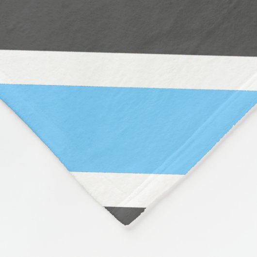 Diagonale strepen voor blauwgrijs (modern) fleece deken (Hoek)