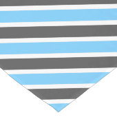 Diagonale strepen voor blauwgrijs (modern) korte tafelloper (Hoek)