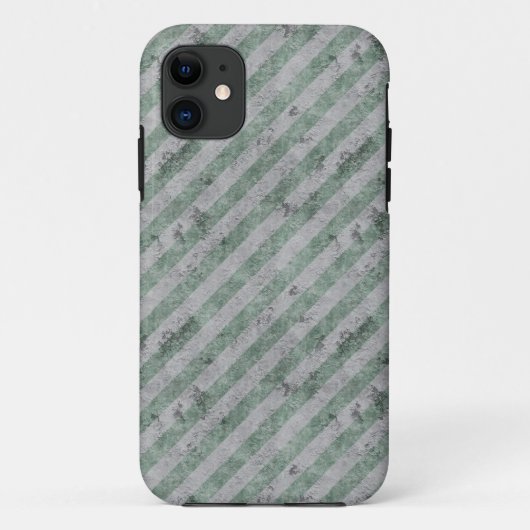 Diagonale strepen voor groene start Case-Mate iPhone case (Achterkant)