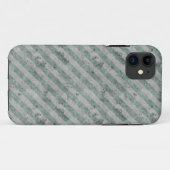 Diagonale strepen voor groene start Case-Mate iPhone case (Achterkant (horizontaal))