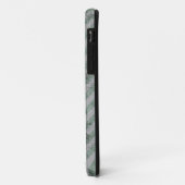 Diagonale strepen voor groene start Case-Mate iPhone case (Achterkant/links)