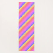 Diagonale strepen voor meerdere kleuren, aangepast yogamat (Achterkant)