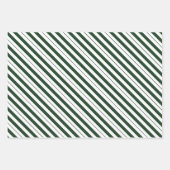 Diagonale strepen voor rode en witte snoepjes inpakpapier vel (Voorkant 2)