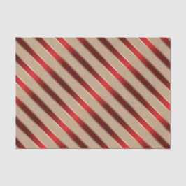 Diagonale strepen voor rood en gouden metalen tissuepapier