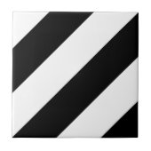 Diagonale strepen voor zwart-wit tegeltje (Voorkant)