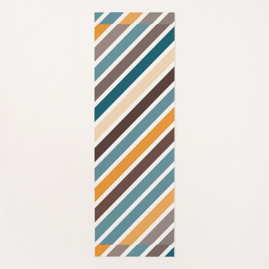 diagonale strepen yogamat (Voorkant)