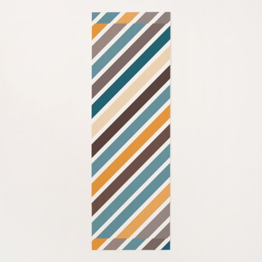 diagonale strepen yogamat (Achterkant)