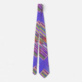 DIAGONALE STRIPEN COOL DEBONAIRE NECKTIE STROPDAS (Achterkant)