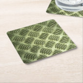 Diagonale textuur van metaal, gecontroleerd vloerb kartonnen onderzetters (Schuin)