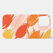Diagonale Tulpen: Licht kleurontwerp. Case-Mate iPhone Case (Achterkant (horizontaal))