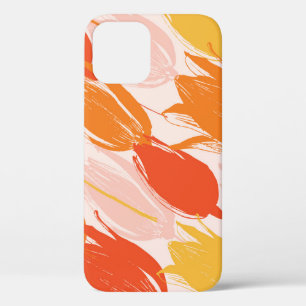 Diagonale Tulpen: Licht kleurontwerp. Case-Mate iPhone Case