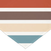 Diagonale veelkleurige strepen lange tafelloper (Hoek)