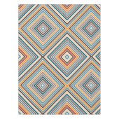 Diagonale veelkleurige strepen tafelkleed (Voorkant)