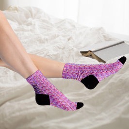 Diagonale Waterverf kleurig Sokken