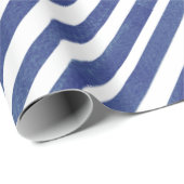 Diagonale Waterverf strepen Cadeaupapier (Rol Hoek)