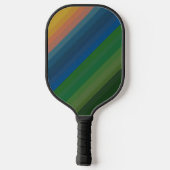 Diagonale zonneschermen voor landschapskleuren pickleball paddle (Achterkant)