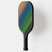 Diagonale zonneschermen voor landschapskleuren pickleball paddle (Links)