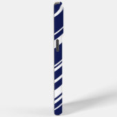 Diagonalen - Blauw en wit Case-Mate iPhone Case (Achterkant / Rechts)