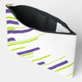 Diagonalen in Lime Groen en Paarse Etui (Open)