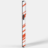 Diagonalen in Sinaasappel en wit Case-Mate iPhone Case (Achterkant / Rechts)