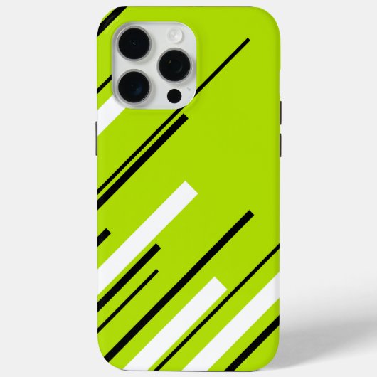 Diagonalen - Lime Green Case-Mate iPhone Case (Achterkant)