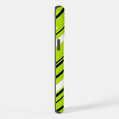 Diagonalen - Lime Green iPhone Hoesje (Rechterkant)