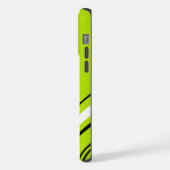 Diagonalen - Lime Green iPhone Hoesje (Linkerkant)