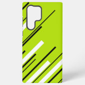Diagonalen - Lime Green Samsung Galaxy Hoesje (Achterkant)