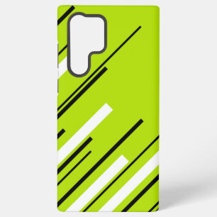 Diagonalen - Lime Green Samsung Galaxy Hoesje