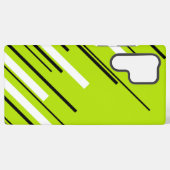 Diagonalen - Lime Green Samsung Galaxy Hoesje (Achterkant horizontaal)