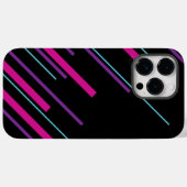 Diagonalen - Roze, Paars, blauw en zwart Case-Mate iPhone Case (Achterkant (horizontaal))