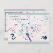 Diagram/Haiku-Briefkaart (activisme) Briefkaart (Voorkant / Achterkant)