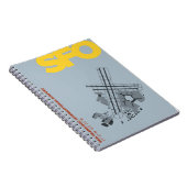 Diagram-notebook van San Francisco Airport (SFO) Notitieboek (Rechterzijde)