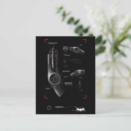 Diagram Pistool Briefkaart (Staand voorkant)