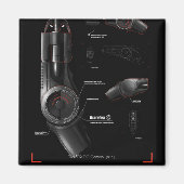 Diagram Pistool Magneet (Voorkant)