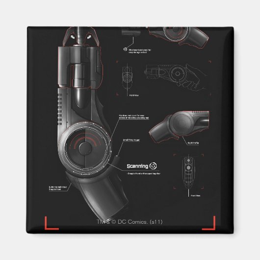 Diagram Pistool Magneet (Voorkant)
