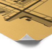 Diagram Poster Burbank Bob Hope Airport (BUR) (Hoek)