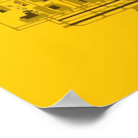 Diagram-Poster Los Angeles Airport (LAX) Poster (Hoek)