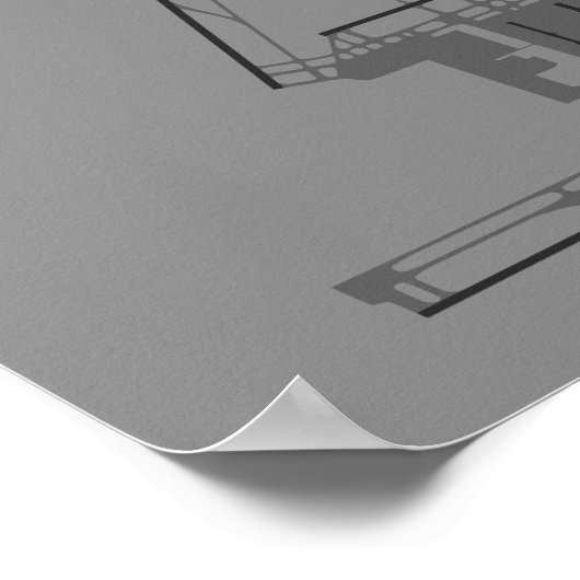 Diagram-Poster Washington Dulles Airport (IAD) Poster (Hoek)