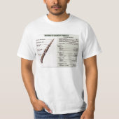 diagram Saturn V T-shirt (Voorkant)