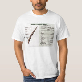 diagram Saturn V T-shirt