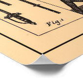  diagram van de omheining van zwaardmakende wapens poster (Hoek)