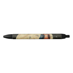 diagram van het menselijk hart zwarte inkt pen