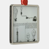 Diagrammen van lampen en steunen daarvan metalen ornament (Rechts)