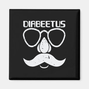 Diakever Beard Diabetes Awareness Gift Magneet