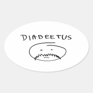 Diakever (Sketch Version) Ovale Sticker