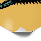 "Dial 'Like'" Retro Phone with Pop Art Emoji Perfect Poster (Hoek)